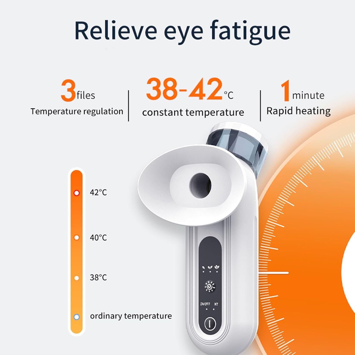 YOECO Eye Steam Sprayer mode chaleur et froid pour confort flexible