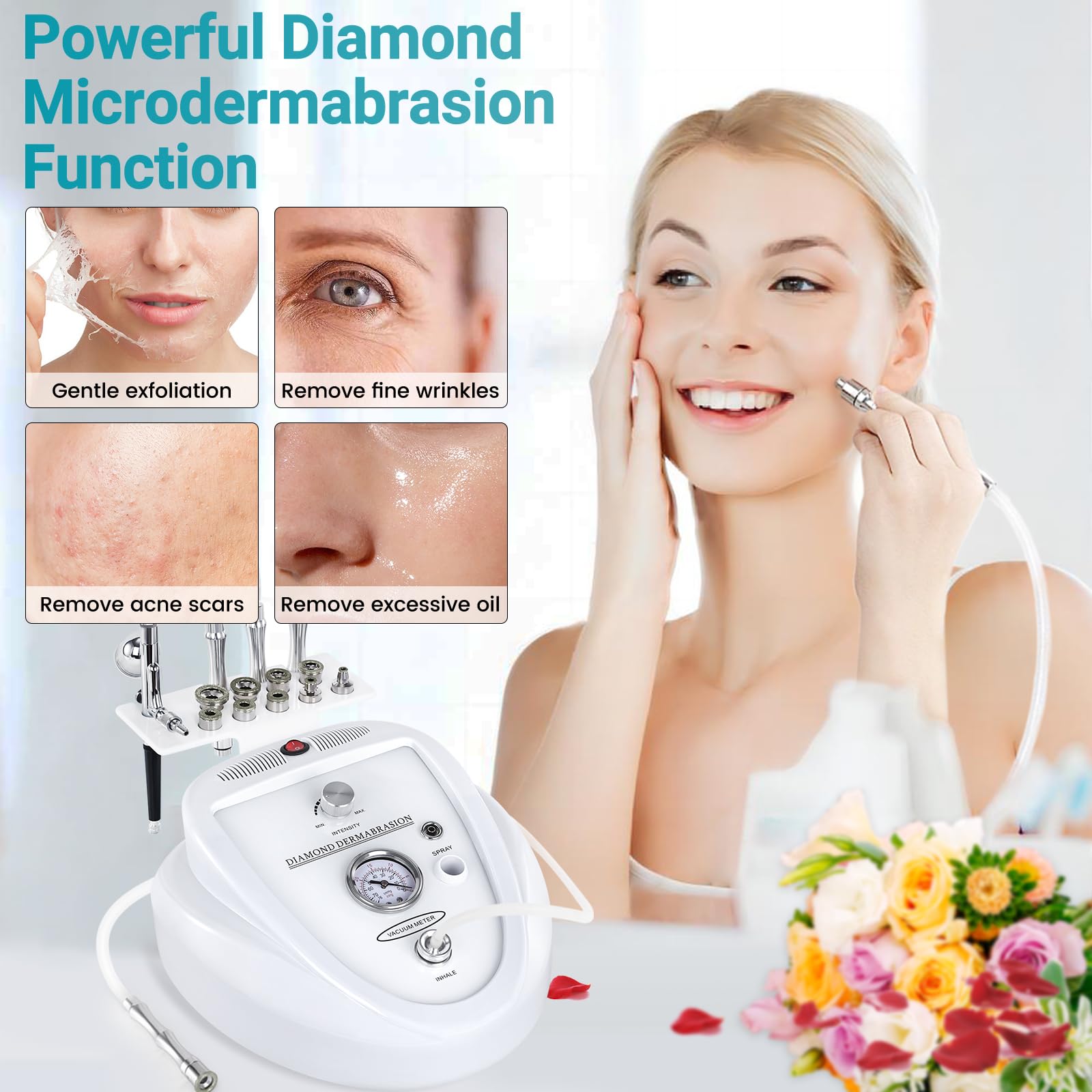Yofuly Design 2-en-1 diamant: combinaison exfoliation et hydratation efficace