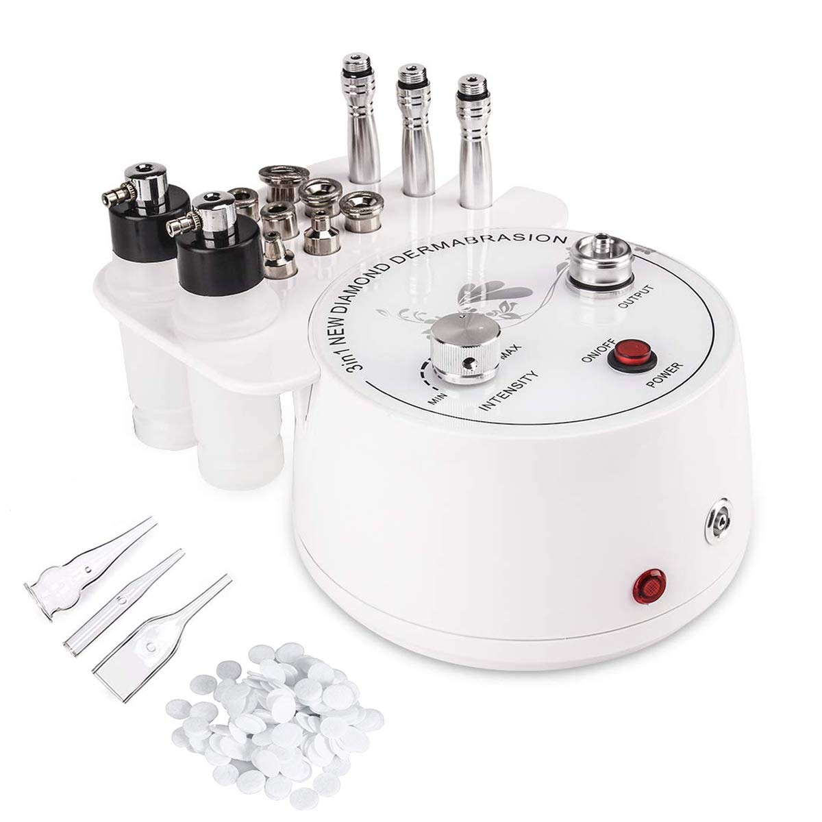 Yofuly Diamond 3 en 1 — têtes diamant pour exfolier visage et corps.