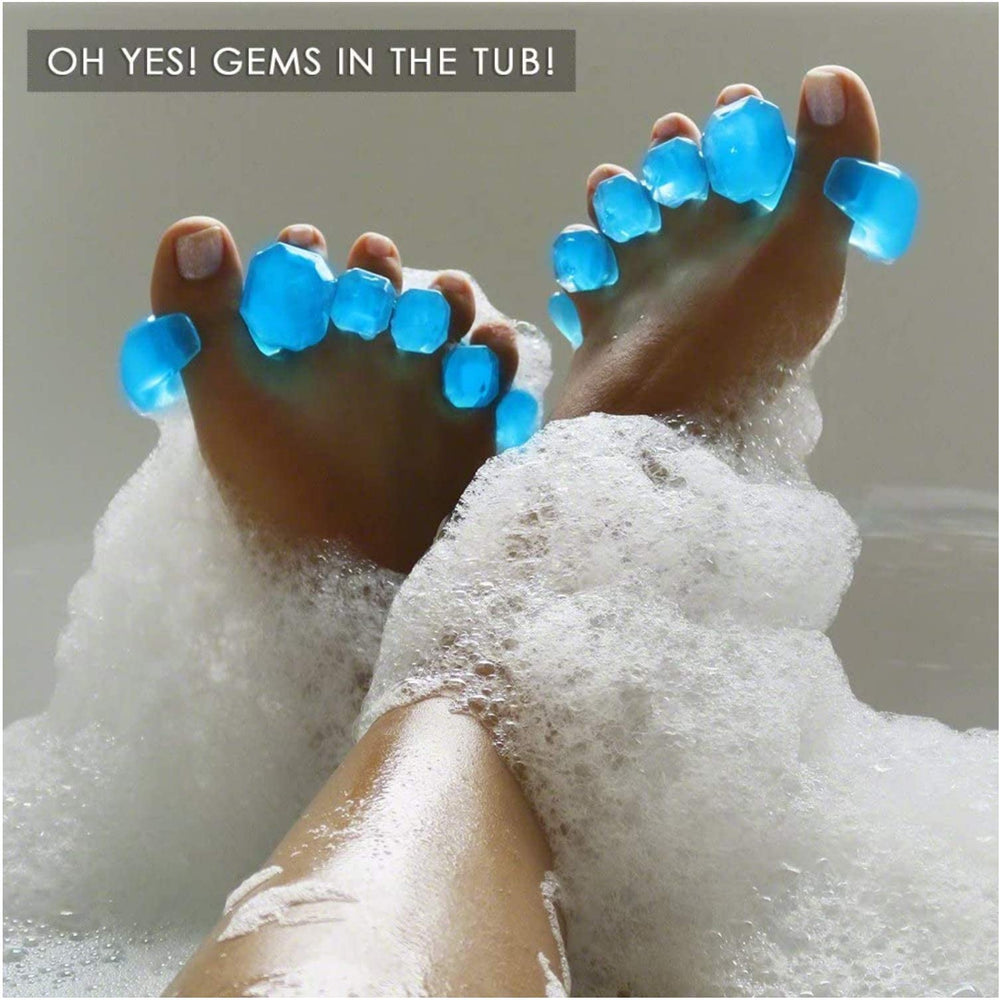 YogaToes Gems bleu saphir élégant favorise relaxation et bien-être