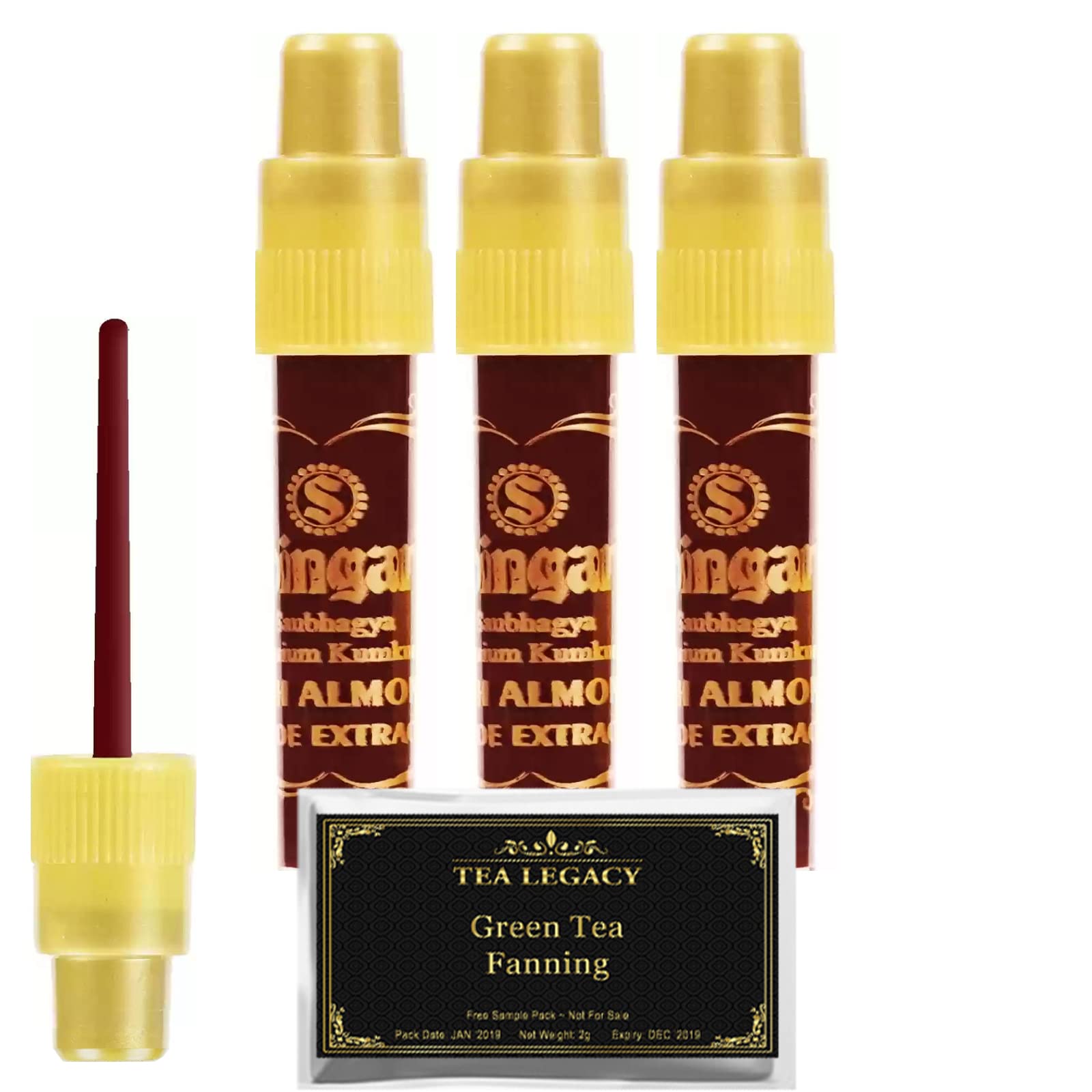 Yogic Mantra Shringar Bindi Liquide rouge profond, idéal pour réaliser des points bindi et des dessins temporaires.