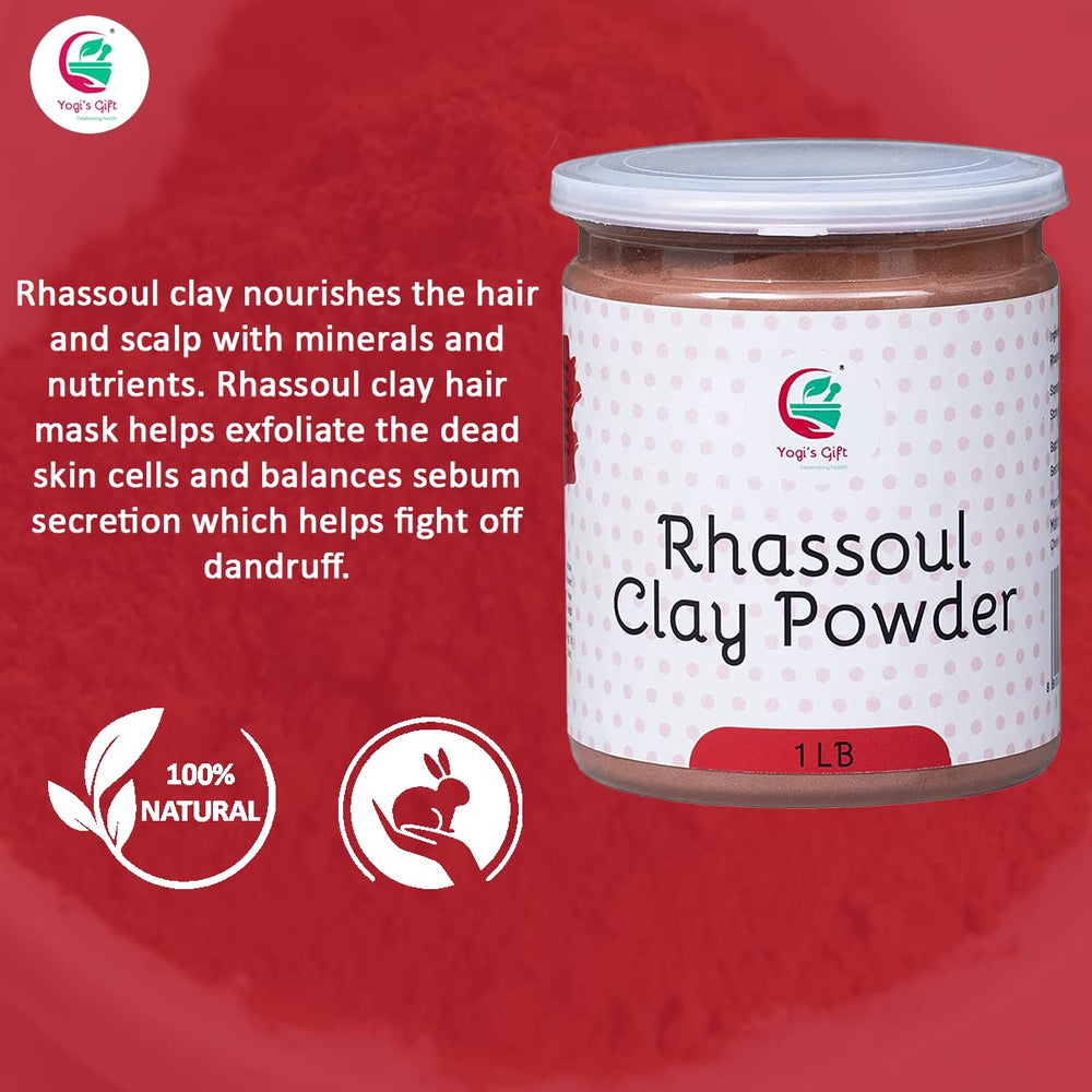 Masque cheveux humide de Rhassoul YOGI’S GIFT, application rapide.