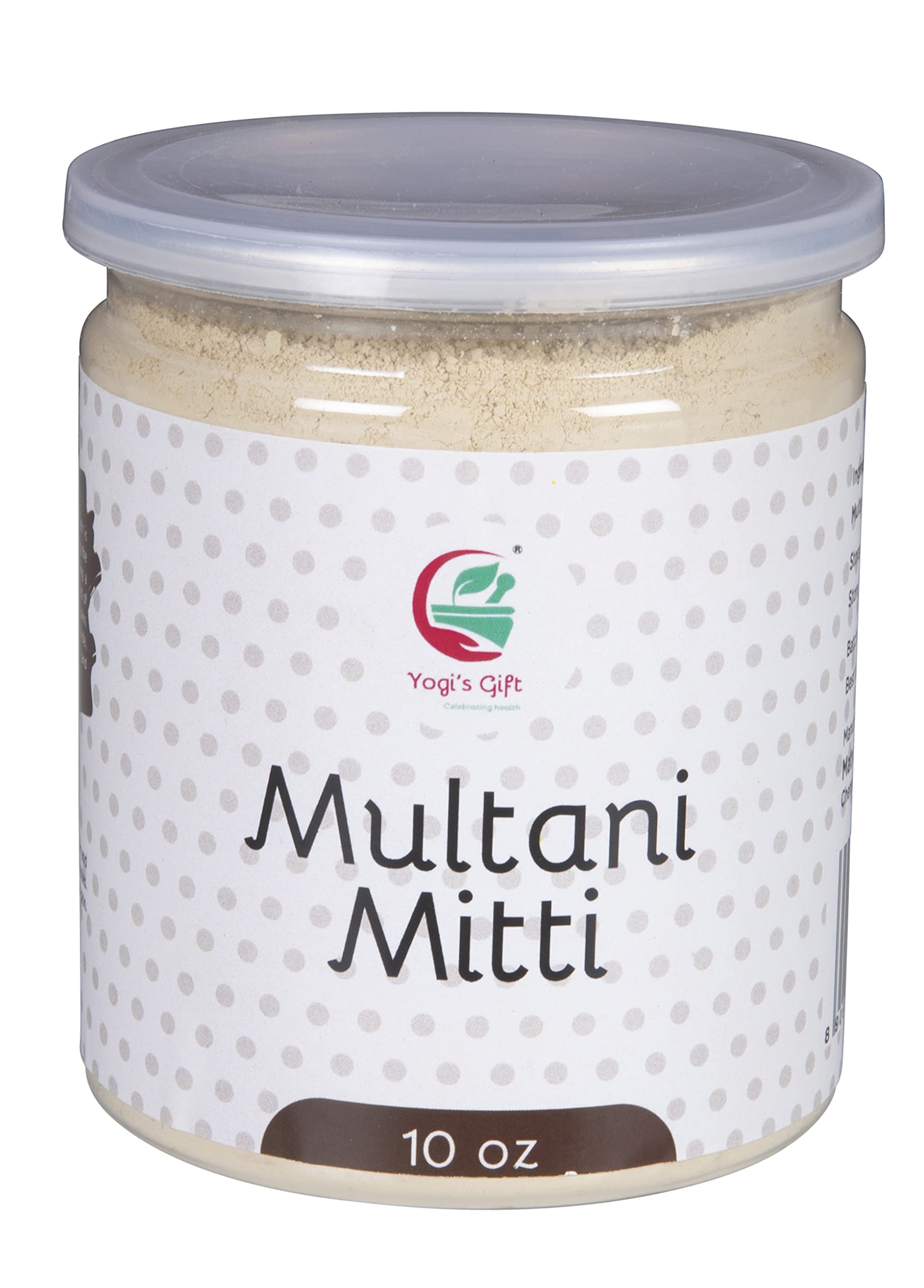 Poudre Multani Mitti de Yogi’s Gift pour nettoyer et lisser la peau du visage.