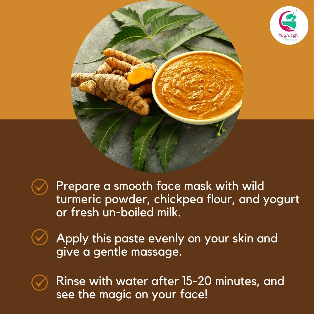 Routine beauté Yogi’s Gift curcuma sauvage, teint potentiellement lumineux.