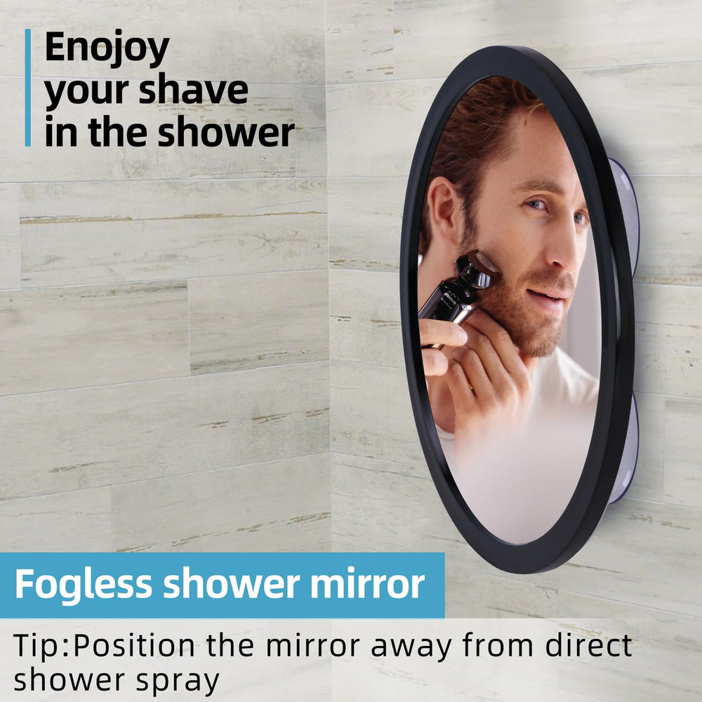 YoHumk Miroir Douche sans verre pour maquillage net sans éclaboussures