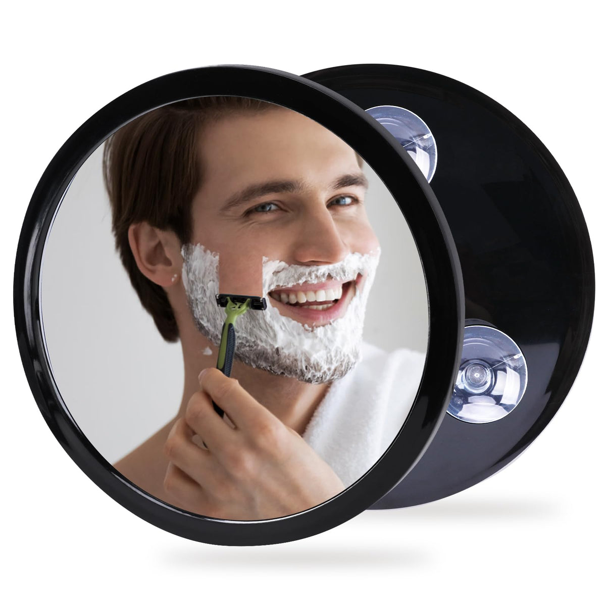 YoHumk Miroir Douche anti-buée pour un rasage précis sous la douche