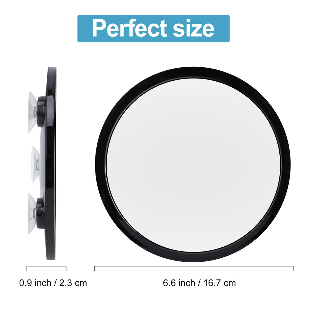 YoHumk Miroir Douche ventouses puissantes assurant une fixation fiable sur surfaces lisses