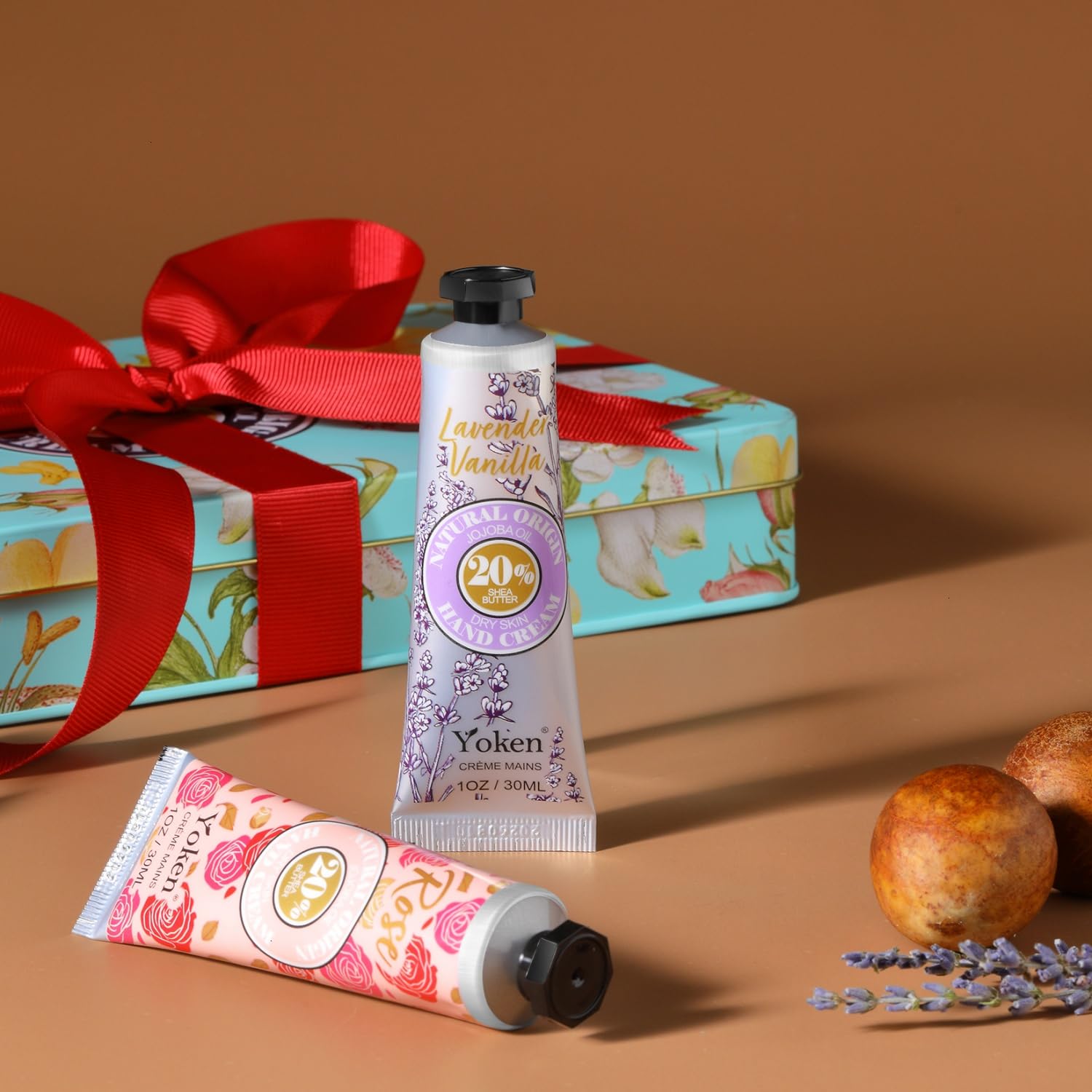 Crème main Yoken karité Lavande, apaisante pour les mains sèches.
