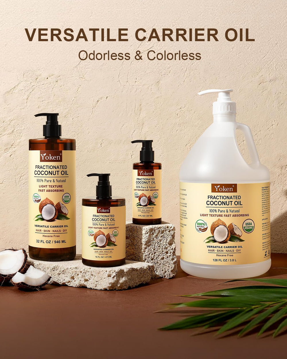 Soin capillaire Yoken, cheveux plus souples et brillance naturelle.