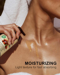 Application visage avec Yoken jojoba pour hydratation légère.