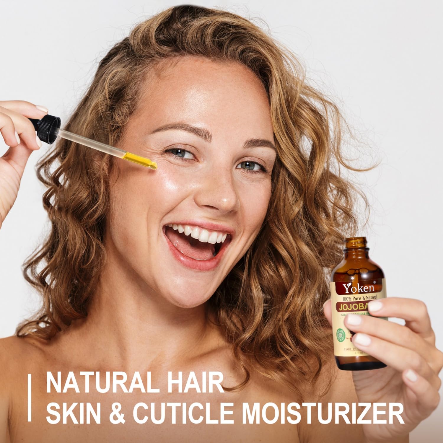 Yoken huile jojoba – brillance légère cheveux sans lourdeur