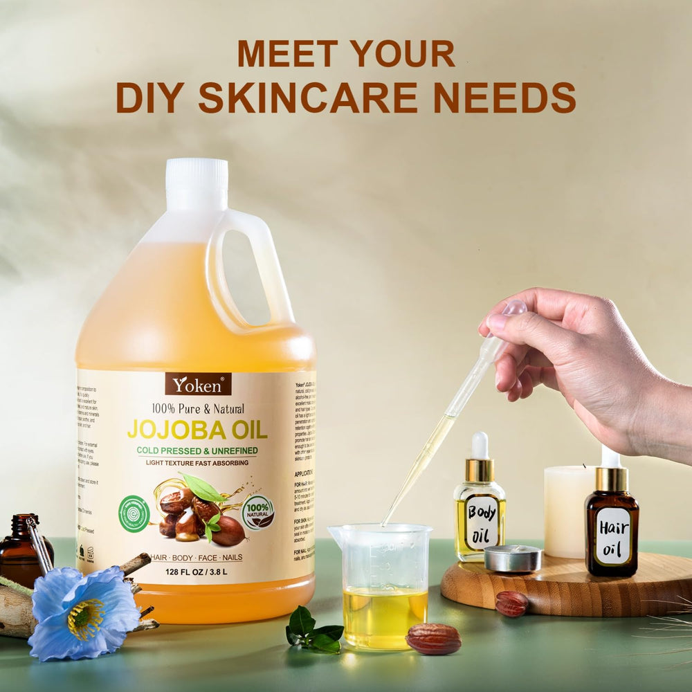 Ongles soignés avec Yoken Jojoba pour cuticules et soin des mains.