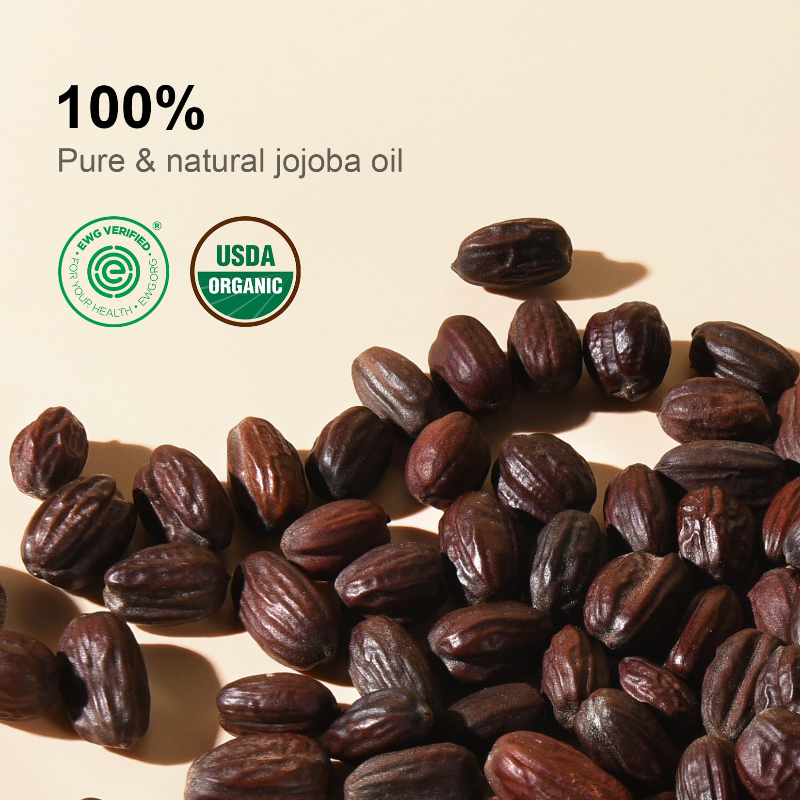 Cheveux brillants avec Yoken huile jojoba pure et légère.