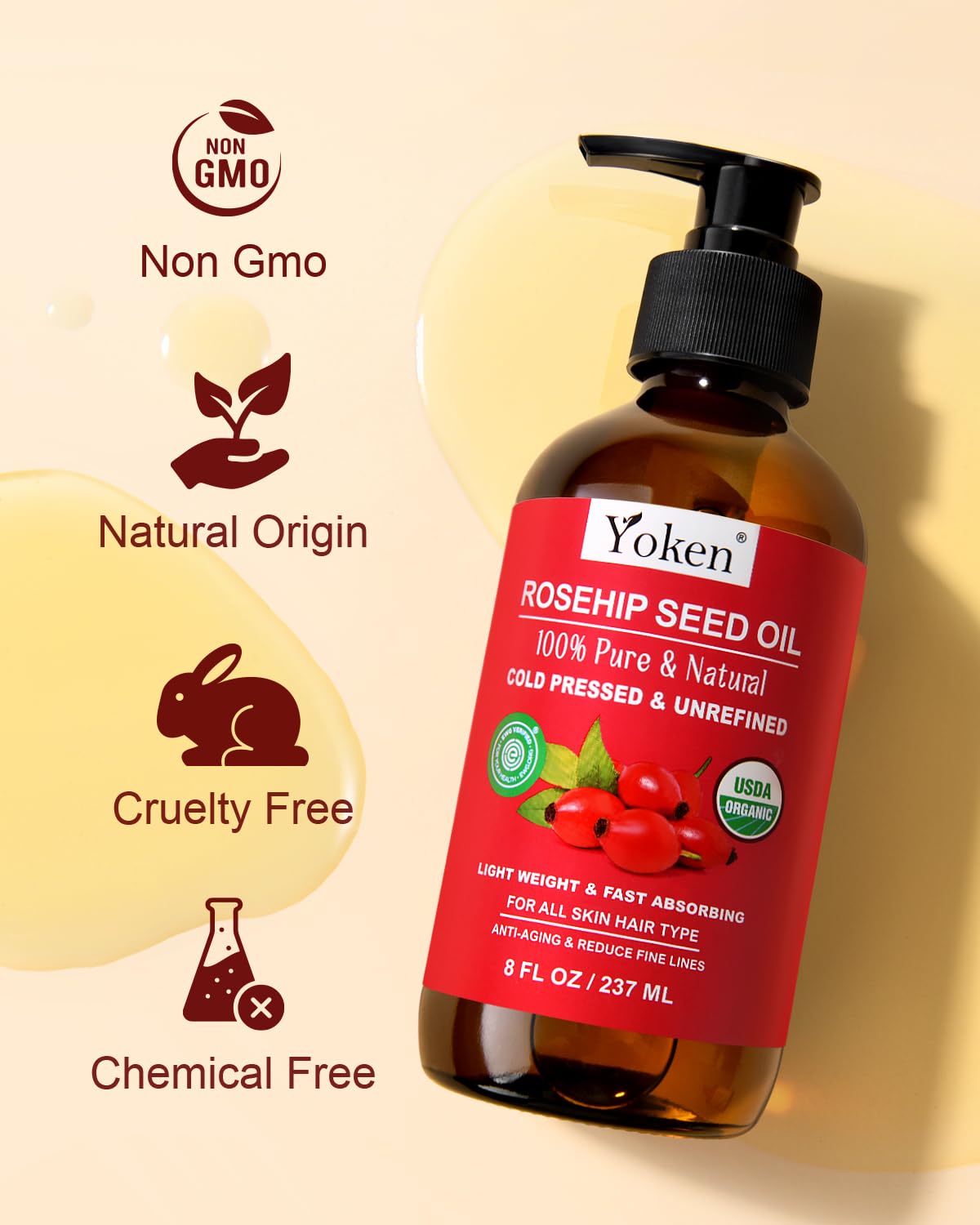 Formule naturelle non raffinée de Yoken préservant nutriments.