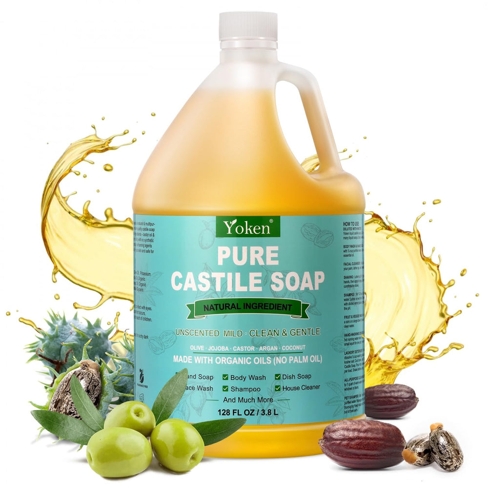 Savon polyvalent Yoken Castile sans parfum pour bebe et animaux.