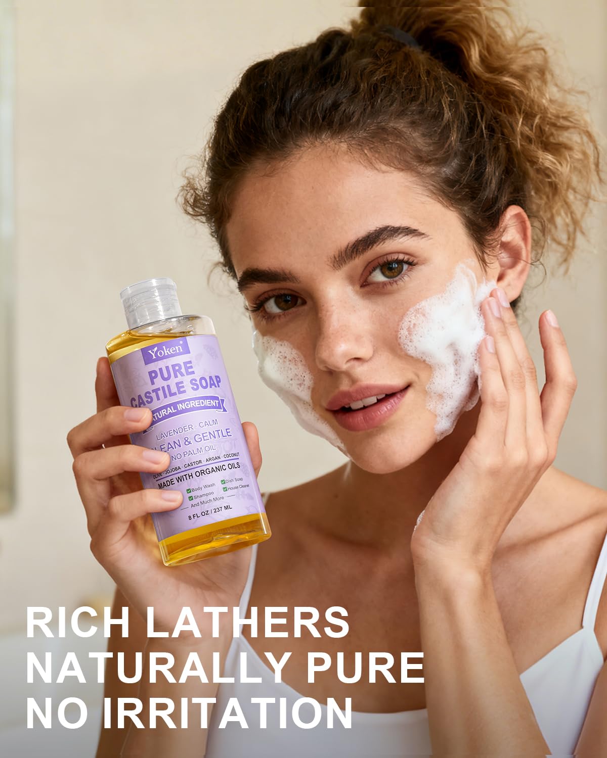 Nettoyage du linge avec le savon Castile Lavande Yoken