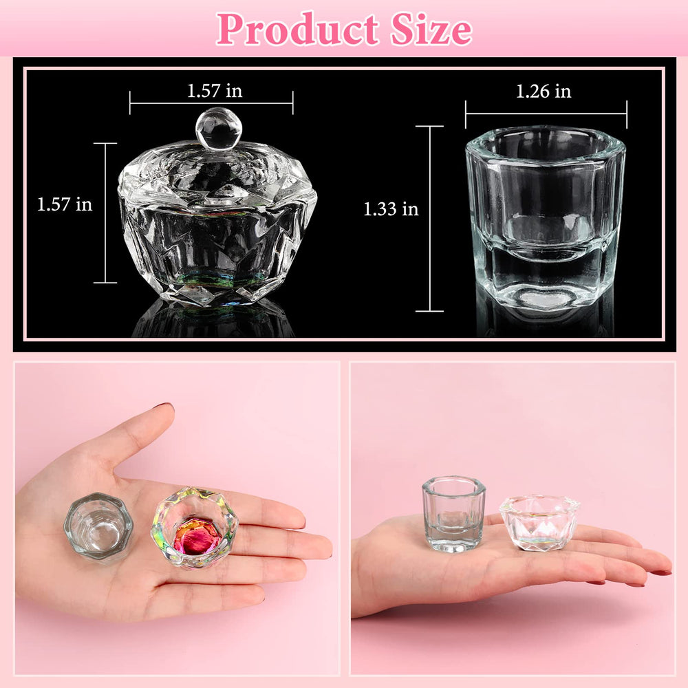 Accessoires en verre Yokilly pour nail art, précision accrue et manipulation facile.