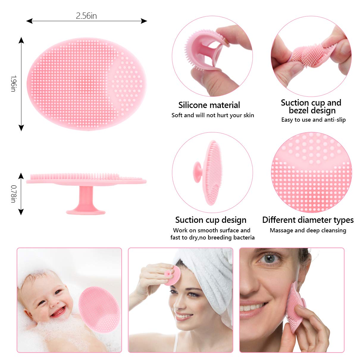 Applicateur masque Yokilly en silicone pour application homogène.