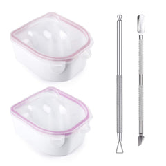 Yokilly bol trempage ongles rose facilite le retrait du vernis.