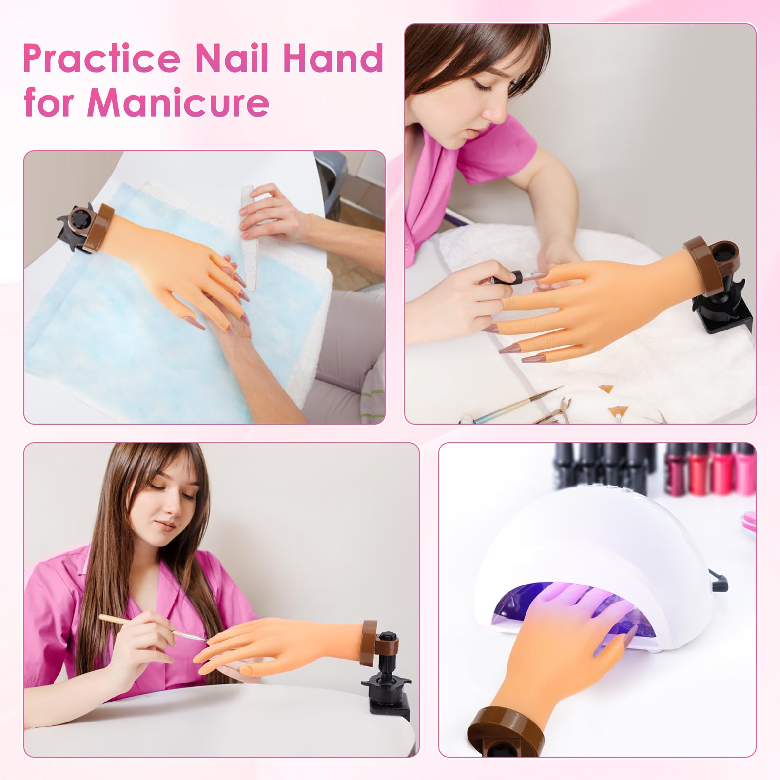 Coupe-ongles et buffer Yokilly inclus pour la préparation des ongles.