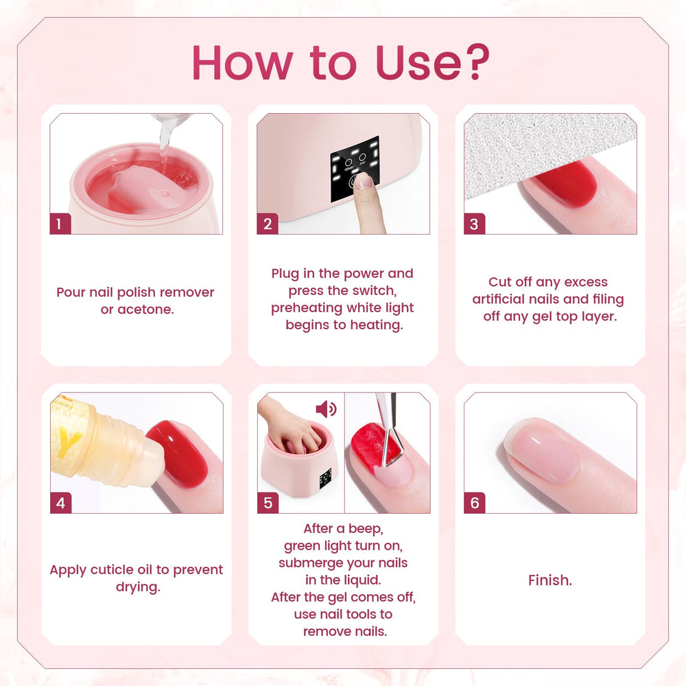 Yokilly kit retrait ongles 10 pièces idéal cadeau