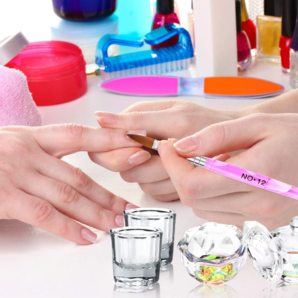 Outils en verre Yokilly pour nail art, durables et faciles à nettoyer.