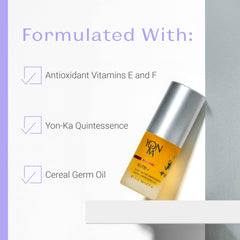 Yon-Ka Booster Nutri+ : application visage avec gouttes à mélanger.