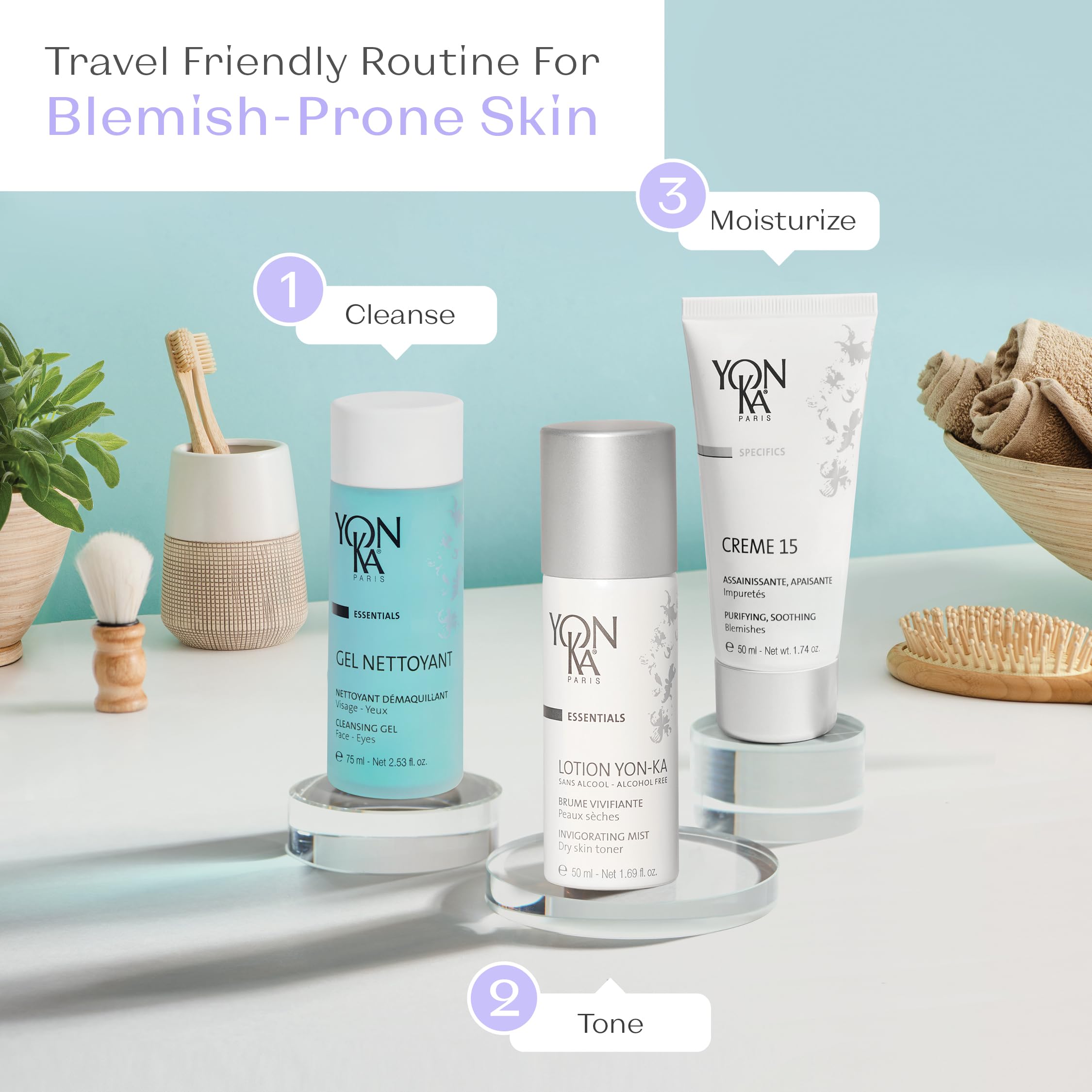 Crème Yon-Ka 15 testée dermatologiquement pour tous types de peau.