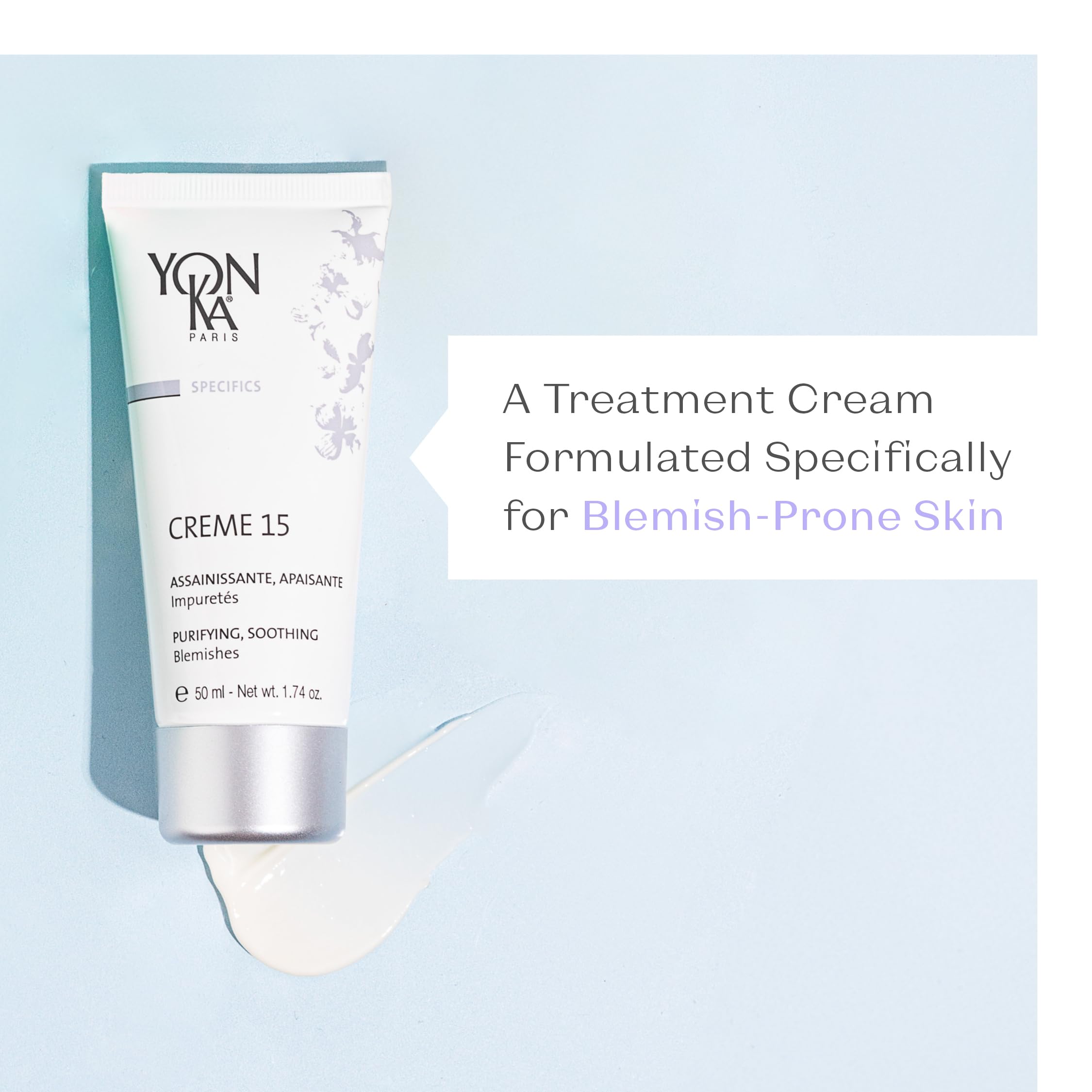Texture légère de Yon-Ka Crème 15 idéale pour le quotidien.