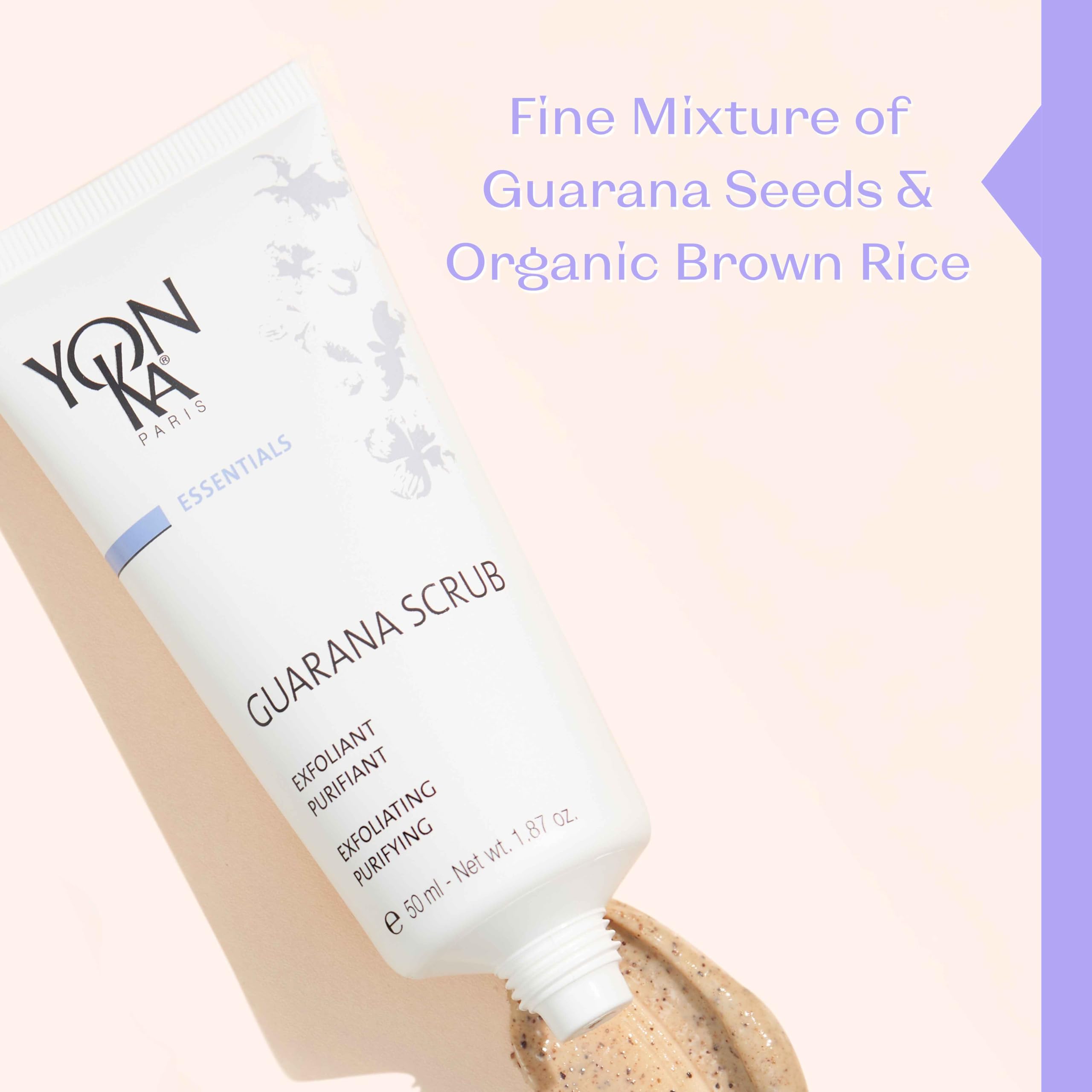 Rituel spa à domicile avec Yon-Ka Guarana Scrub.
