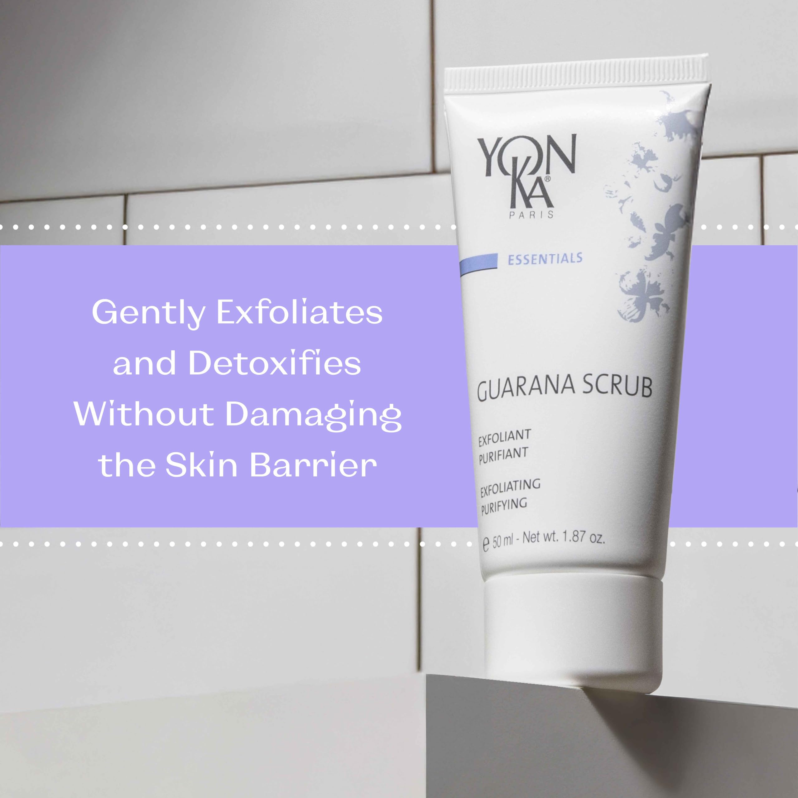Application sur le visage pour purger les pores sans agressivité.