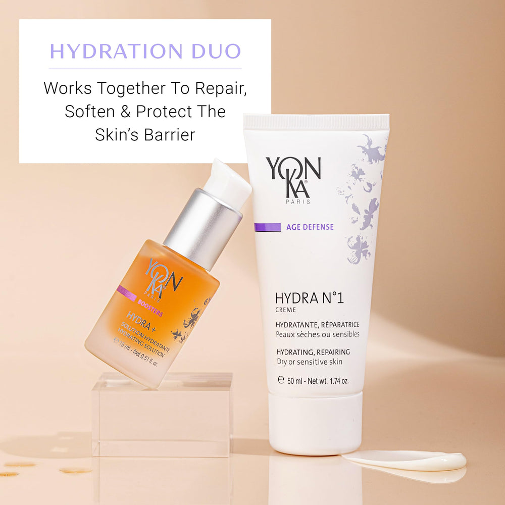Après sérum Yon-Ka, Yon-Ka Hydra N°1 Crème complète la routine.