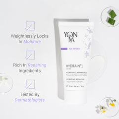 Texture riche de Yon-Ka Hydra N°1 Crème pour peau sèche.