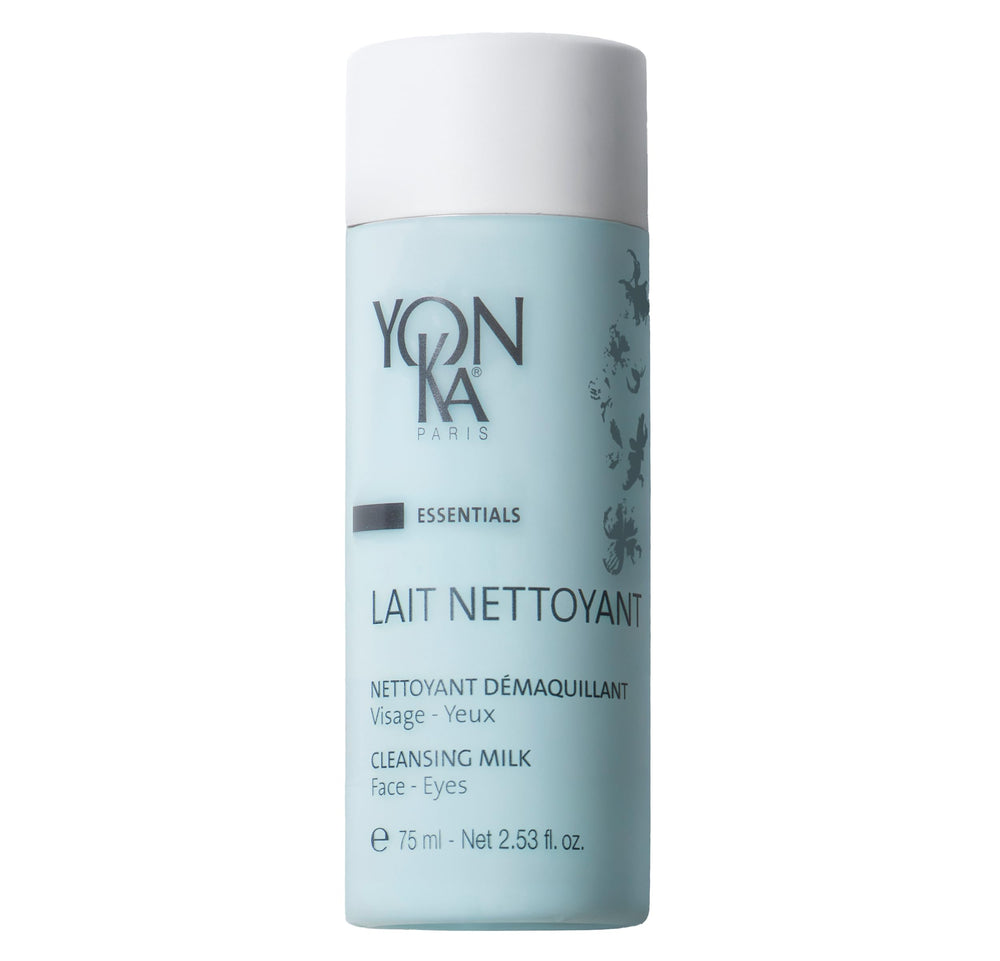 Yon-Ka Lait Nettoyant: bouteille élégante, démaquillage en douceur pour tout type de peau.