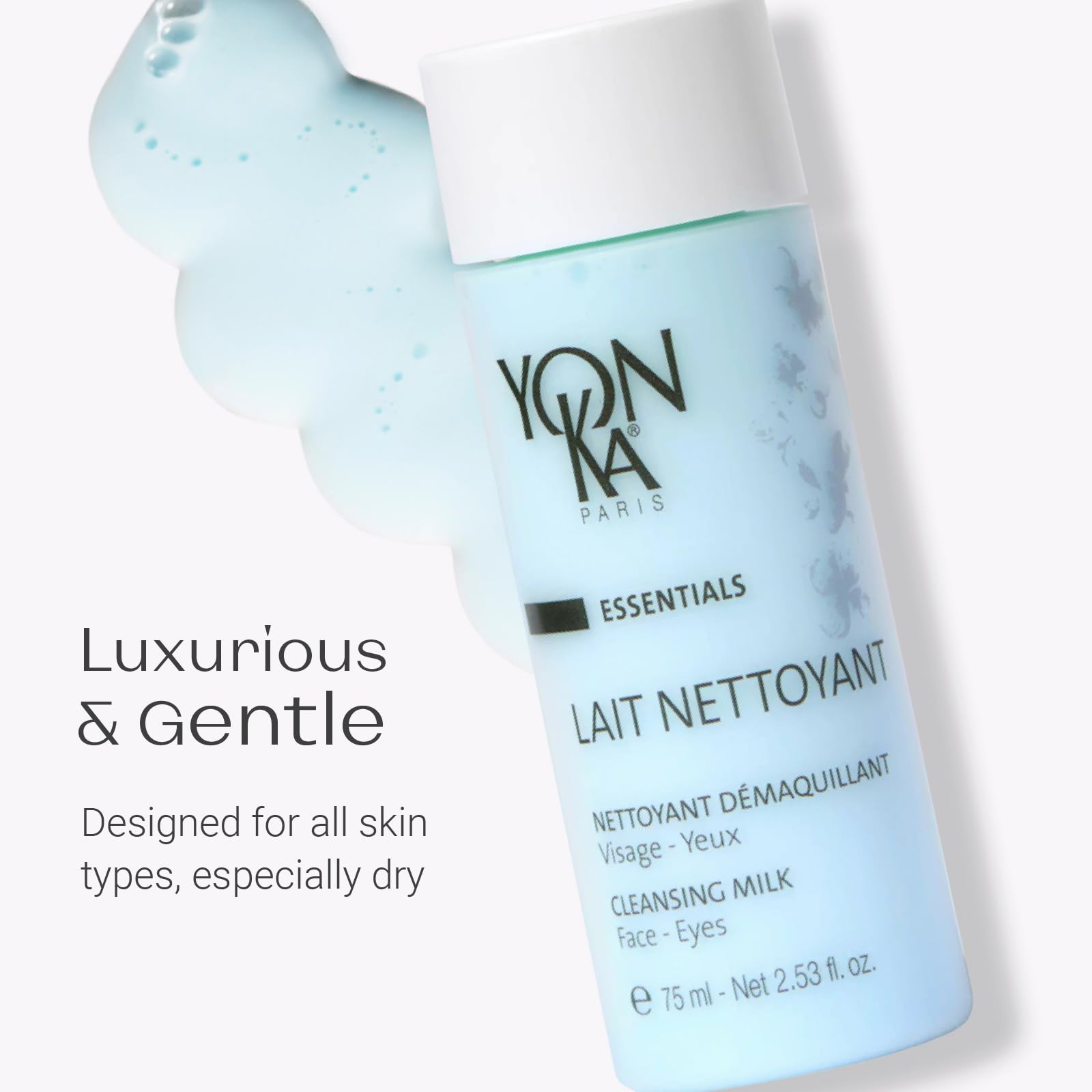 Format voyage 75 ml pratique pour Yon-Ka Lait Nettoyant.