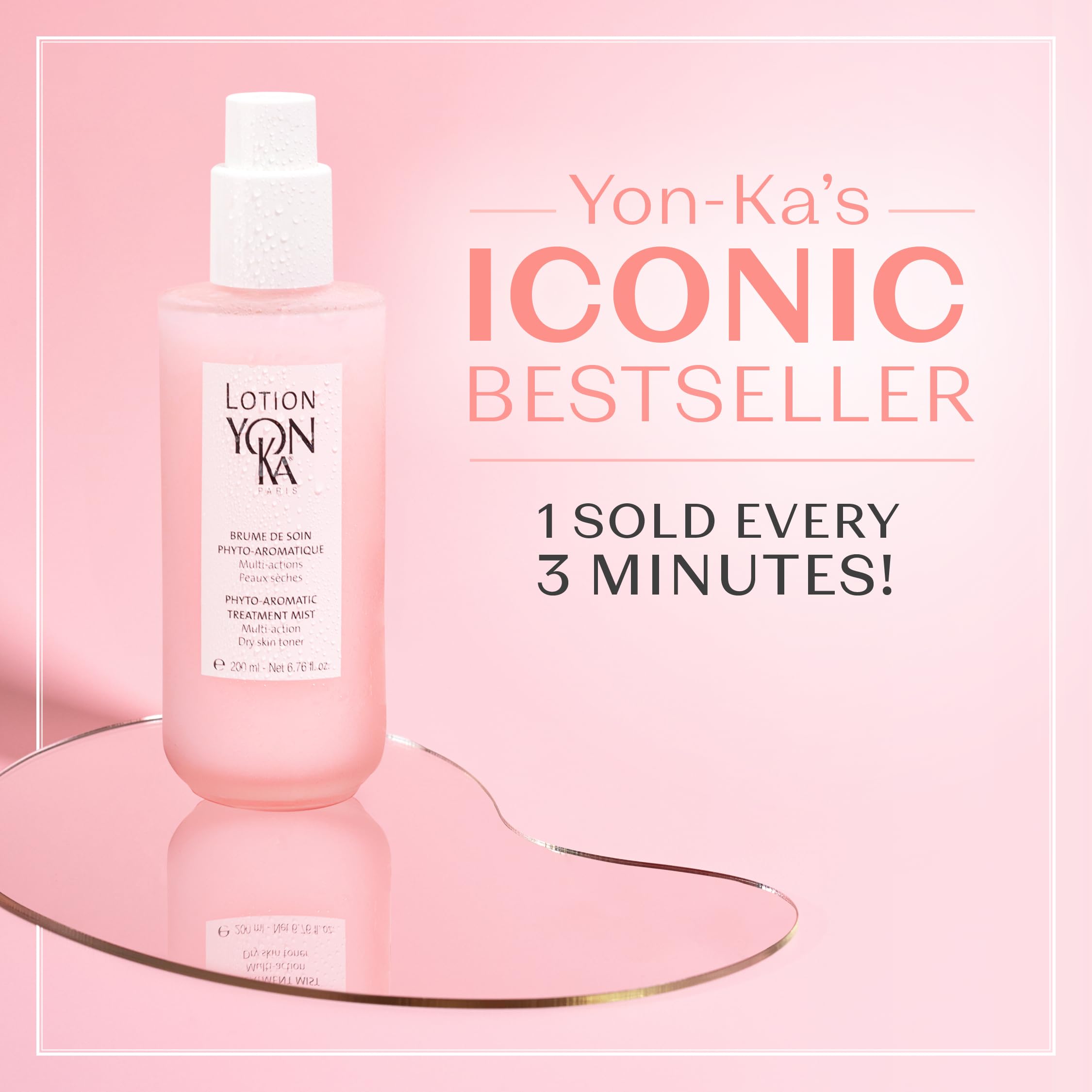 Yon-Ka PS: lotion tonique sans alcool, hydratante et prête pour le soin.