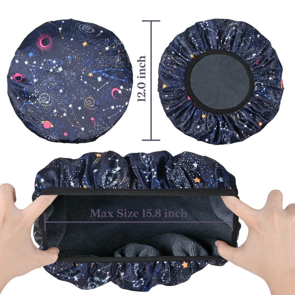 Yonchic bonnet trois couches éponges, protection efficace contre l'humidité.