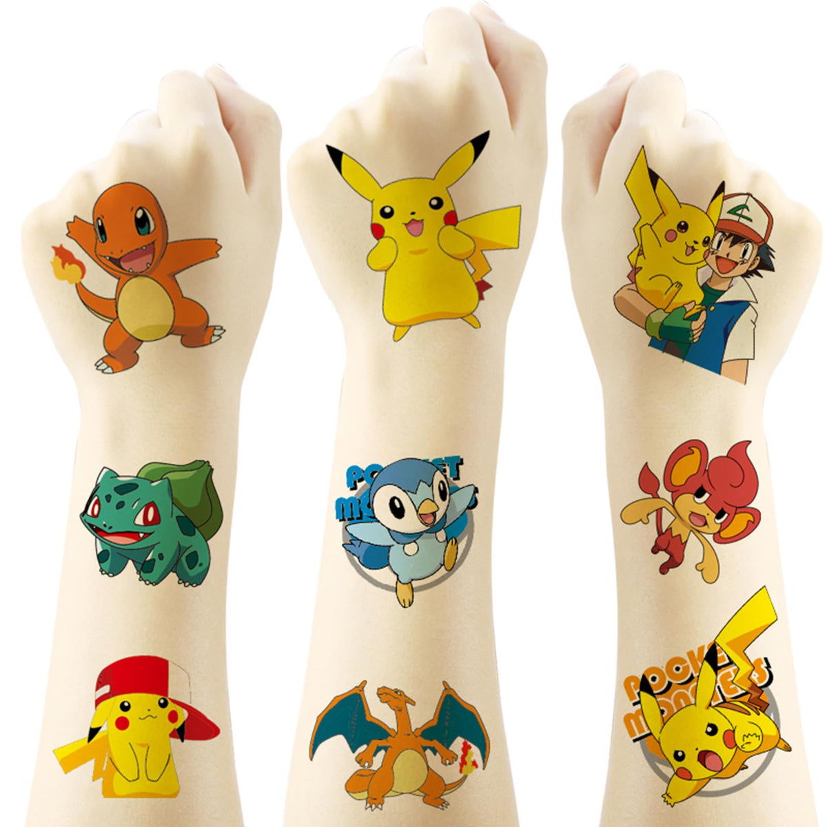 YONGAI tatouages monstres planche – idéale pour décoration festive et activité créative.