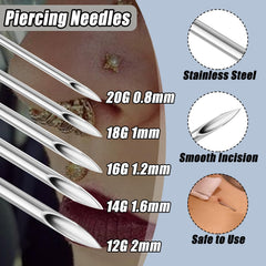Aiguille Yongda 18G 316L avec pointe affûtée pour insertion propre.