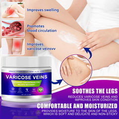 Absorption rapide de la crème Yongsenina Varices sans résidu gras.
