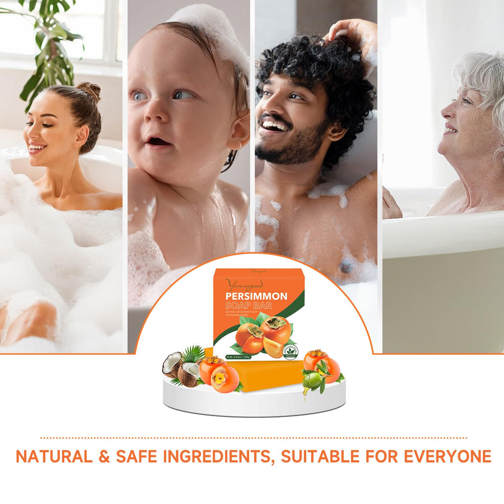 yoniagood Persimmon deodorant soap removes odors for daily freshness