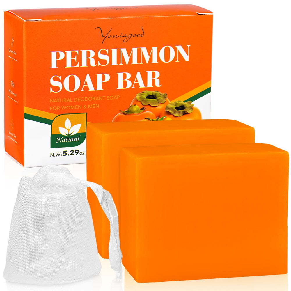 yoniagood savon persimmon – barre solide déodorante pour peau fraîche toute la journée.