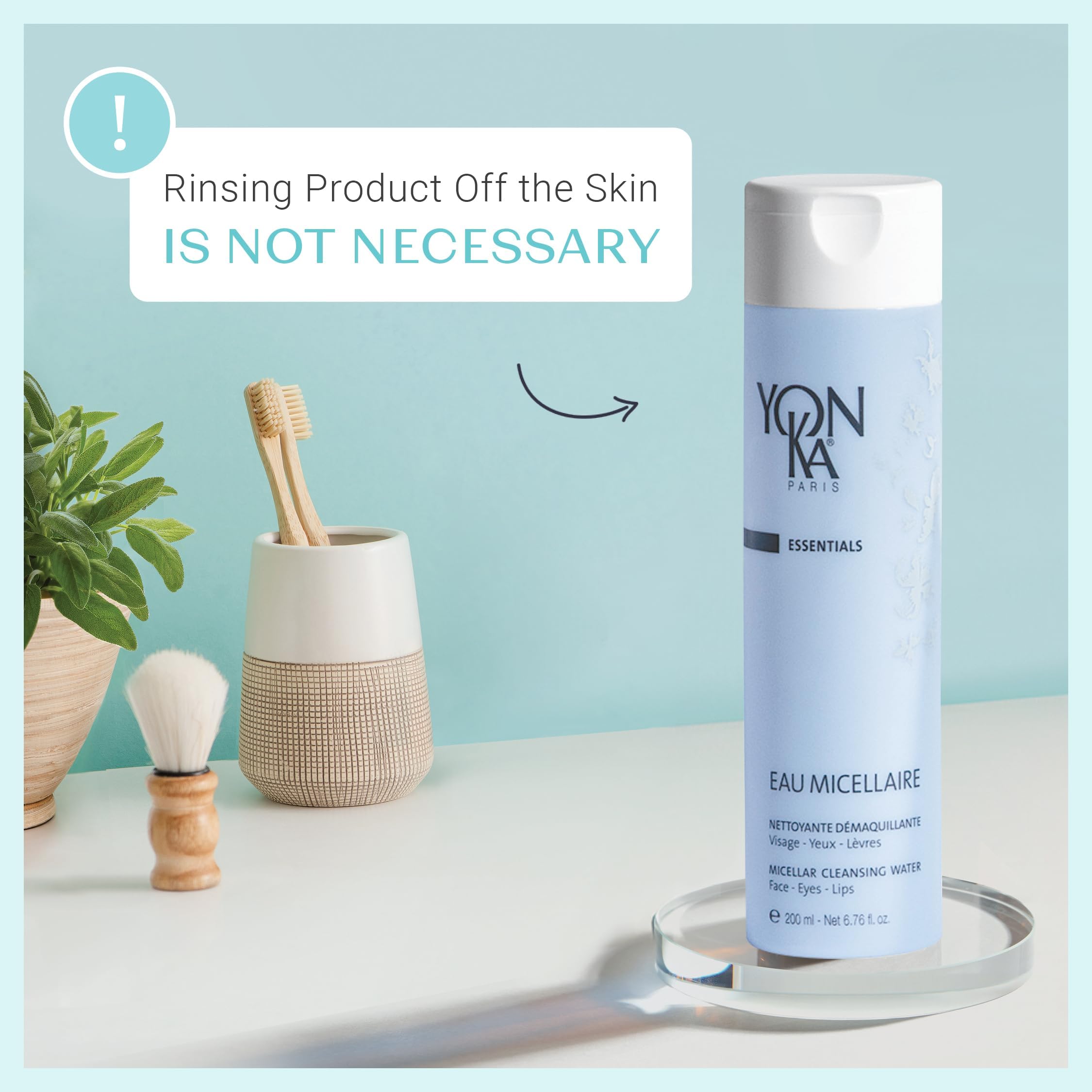 Yonka Eau Micellaire : quintessence botanique pour un rituel spa maison.