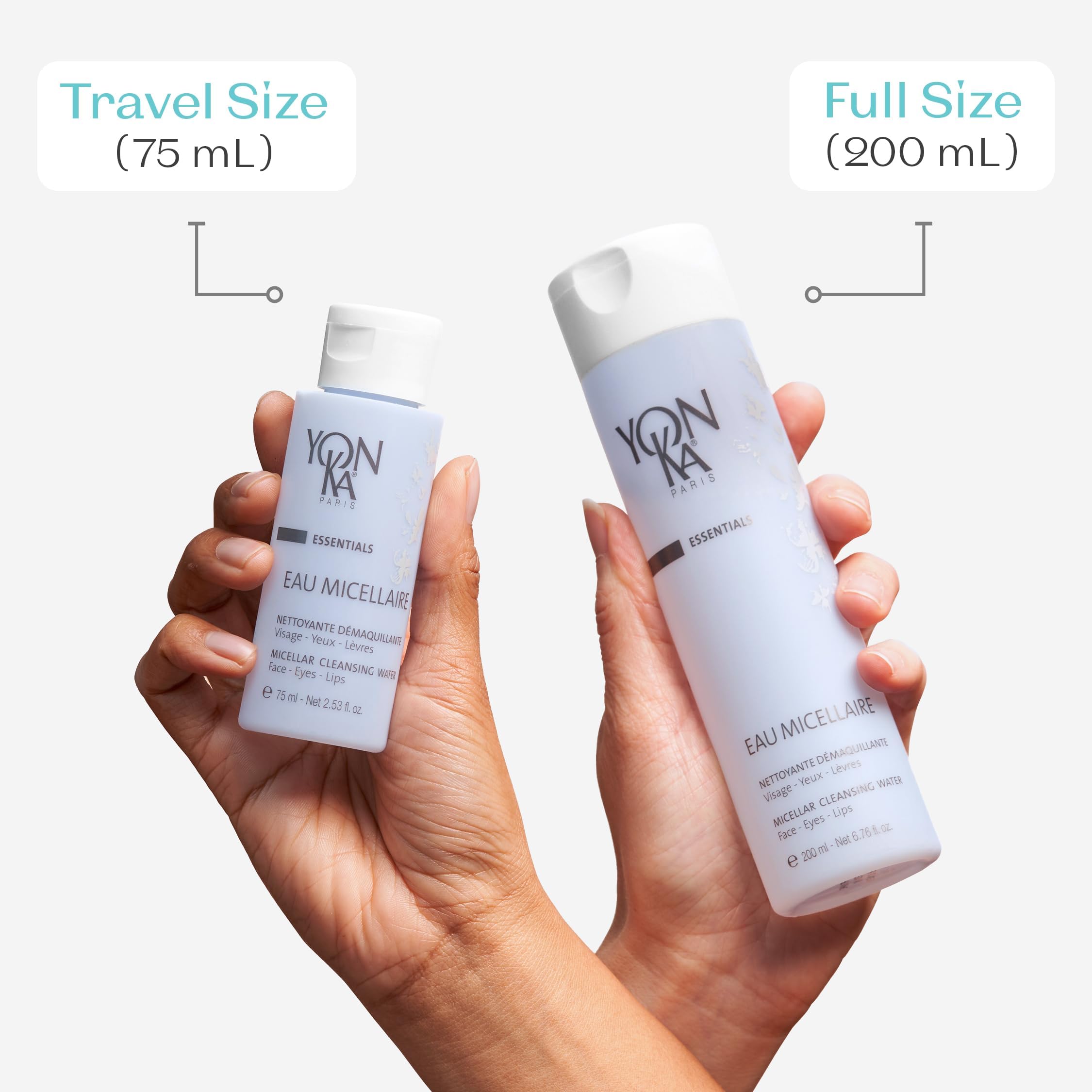 Yonka Eau Micellaire : sans rinçage, usage rapide et pratique.