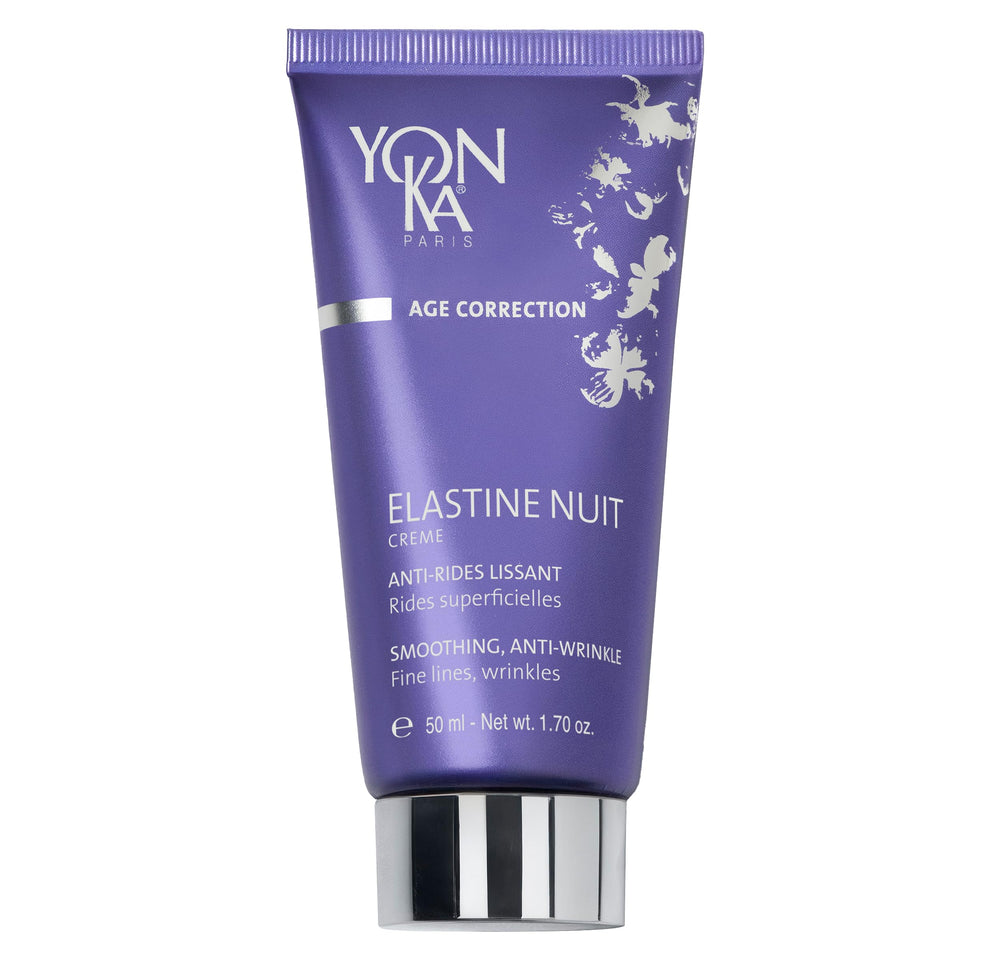 Yon-Ka Elastine Nuit crème en pot avec texture satinée pour hydratation nocturne