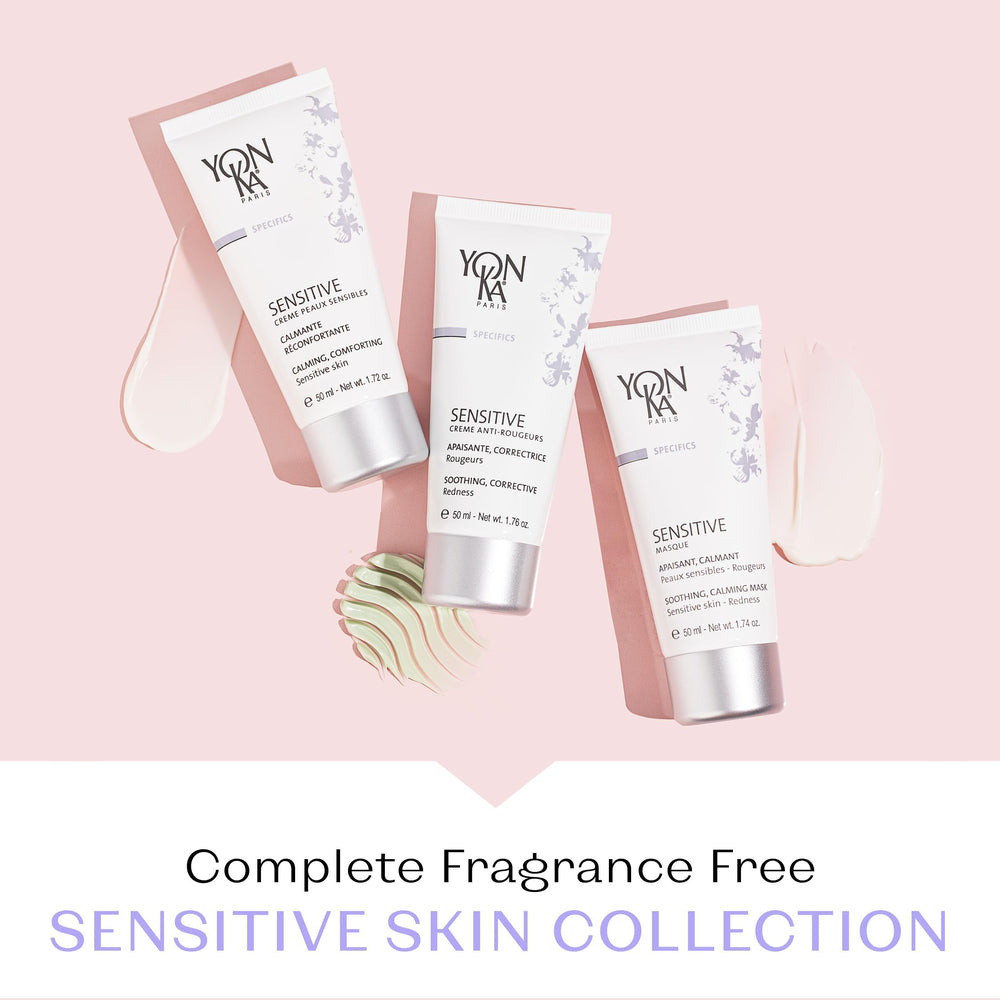 Sans parfum, idéal pour les peaux sensibles et réactives.