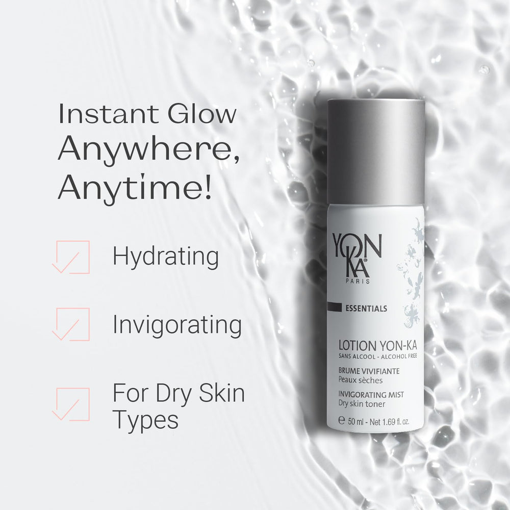 YonKa Lotion PS Toner : flacon 50 ml prêt à l’emploi pour les déplacements.