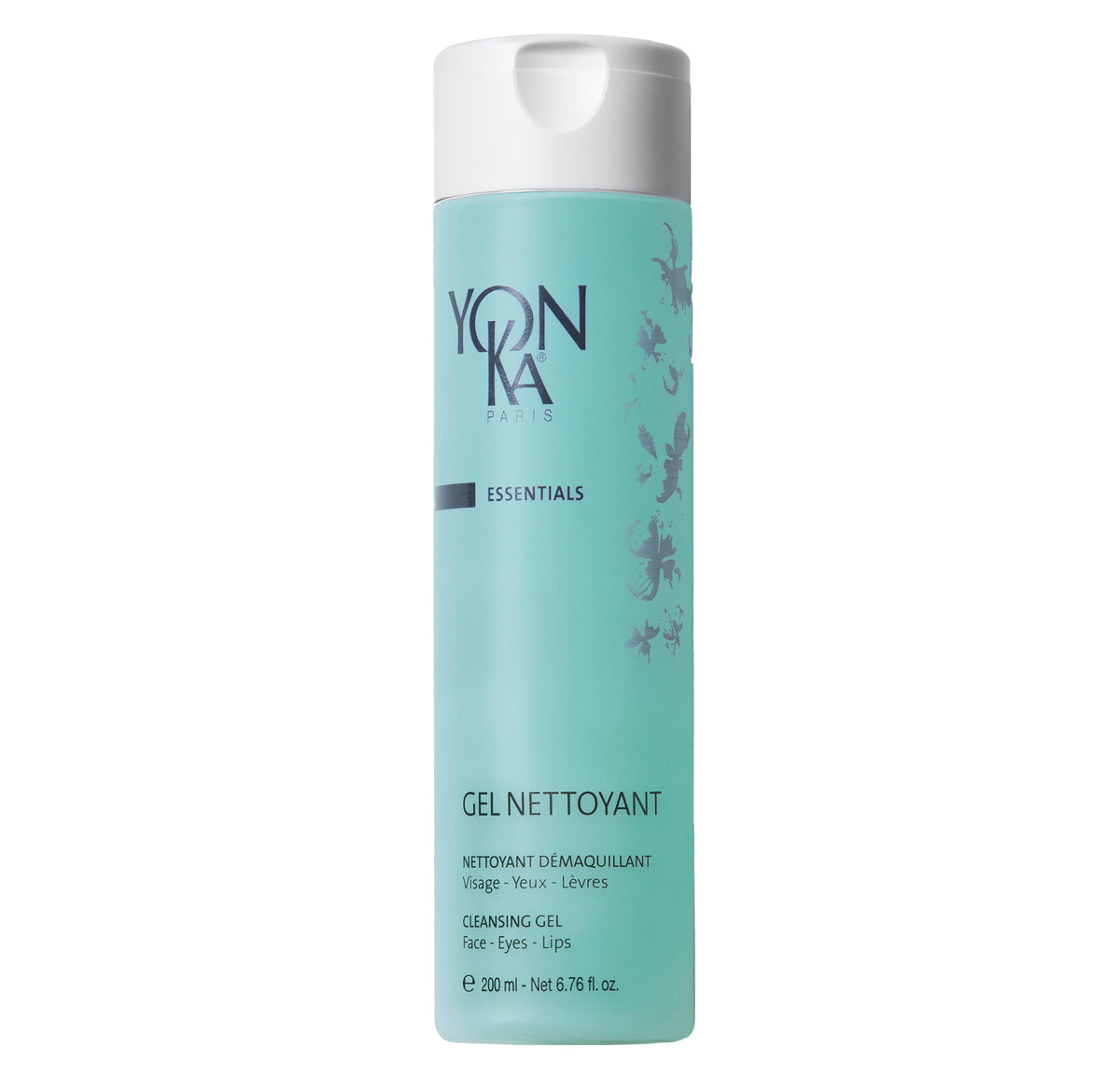 Yon-Ka Gel Nettoyant Doux – bouteille et mousse légère pour un nettoyage quotidien.