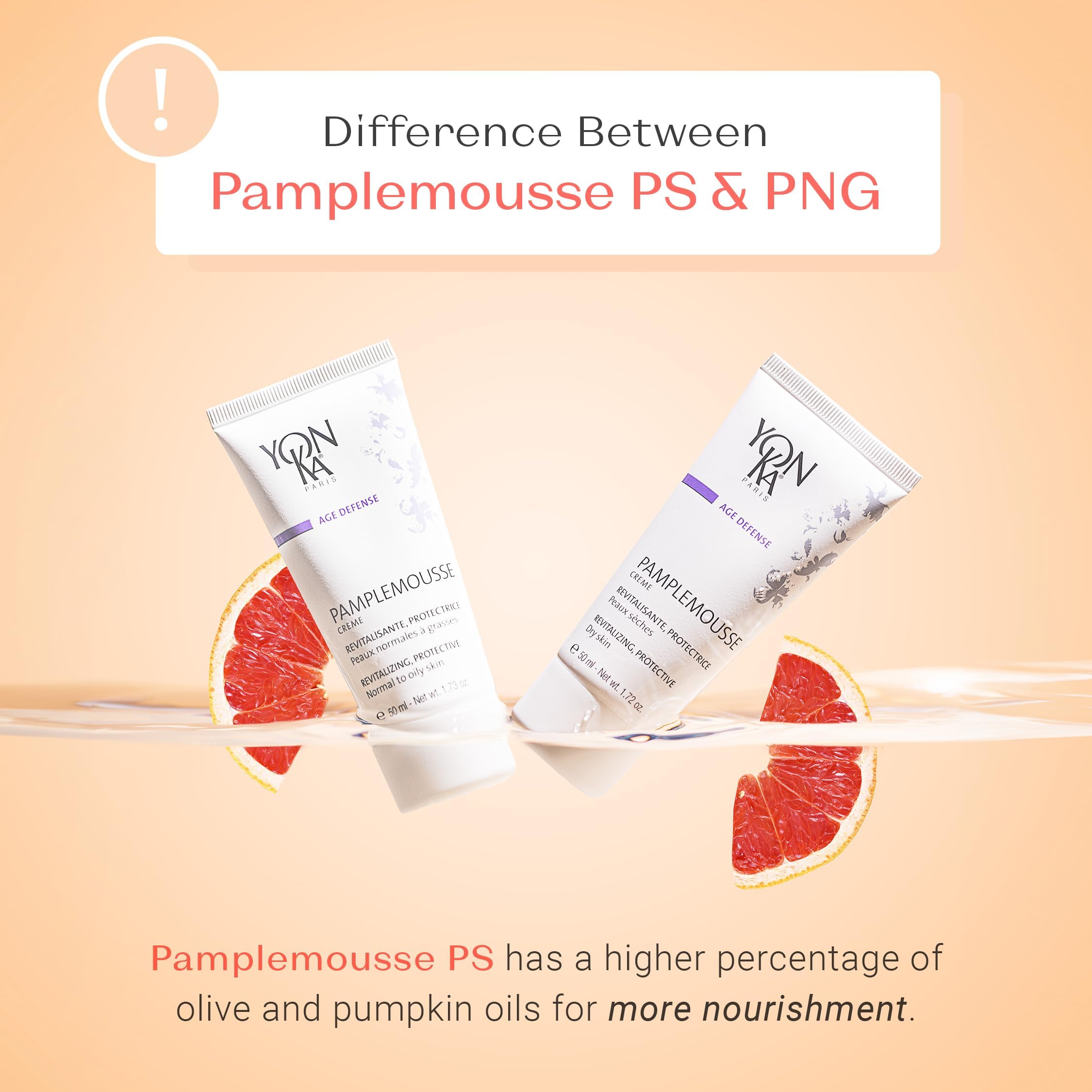 Yon-Ka Pamplemousse PS: extrait de pamplemousse et vitamine C pour luminosité.