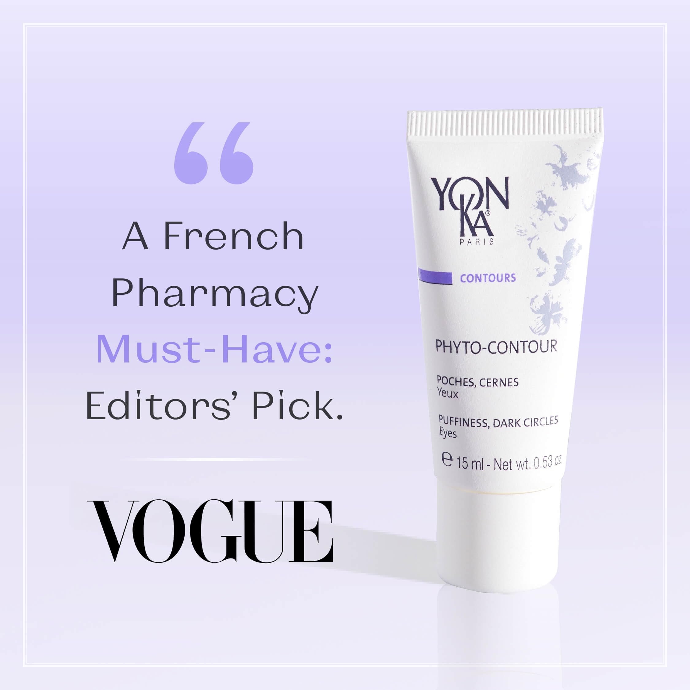 Packaging élégant de Yonka Phyto-Contour prêt pour la routine beauté.